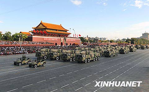 中國(guó)東風(fēng)-21C導(dǎo)彈在今年的國(guó)慶閱兵中對(duì)外正式亮相。