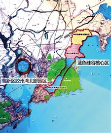 青島舒展藍色雙翼開始藍色跨越 空間布局成型