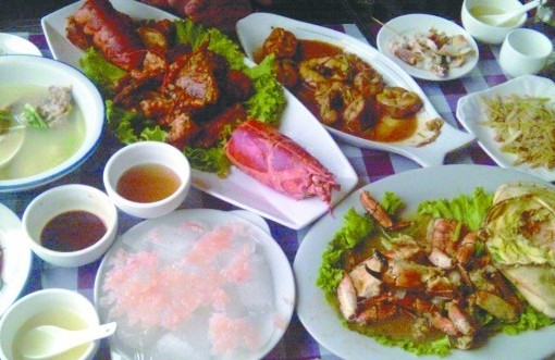 黃先生當(dāng)時(shí)在飯店點(diǎn)的菜(黃先生提供)。
