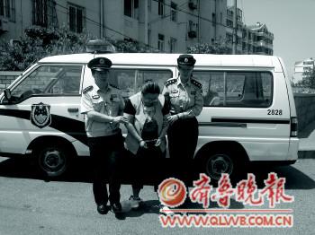 安某被警方抓獲歸案。劉騰騰攝