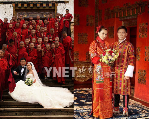 一線女星婚禮排場(chǎng)大PK 鐘楚紅百萬(wàn)婚紗戰(zhàn)林青霞