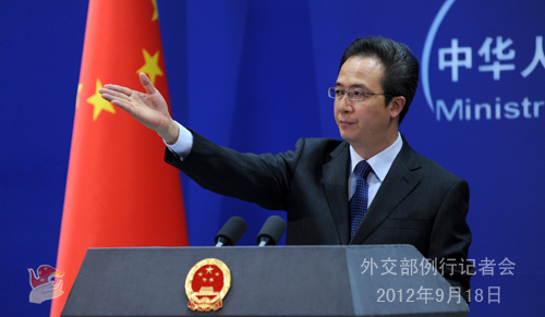 外交部就中國(guó)駐日總領(lǐng)館遭襲、國(guó)內(nèi)涉日抗議等答問(wèn)