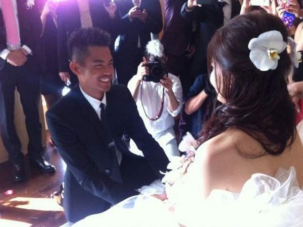 林丹謝杏芳大婚 伴郎跳天鵝舞