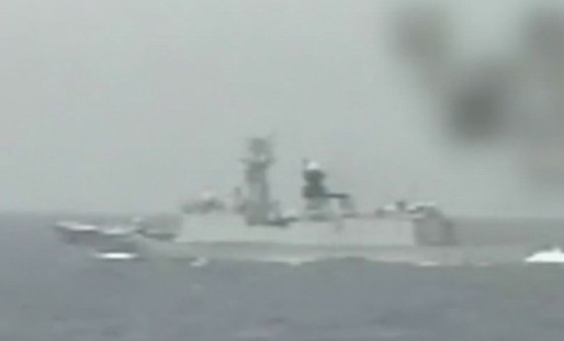 國防部證實(shí)軍艦巡邏釣魚島 稱在管轄海域巡邏合法