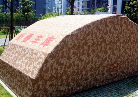 萬元折疊車庫號(hào)稱防水防火 布料樣品一點(diǎn)就著