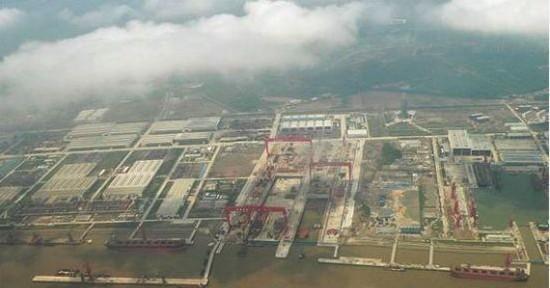 資料圖：滬東江南造船廠。