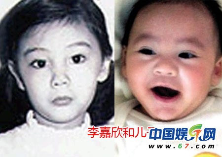 竇靖童復制王菲童年 明星父母和兒女酷似雙胞胎