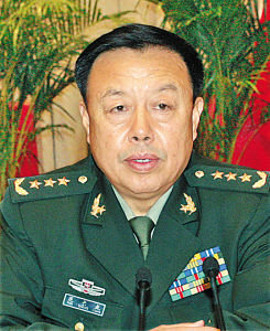 資料圖：新任中央軍委副主席范長(zhǎng)龍上將。