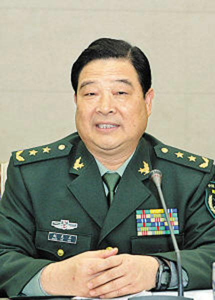 資料圖：新任總后勤部部長(zhǎng)趙克石。