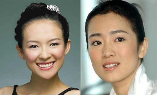 兩位“謀女郎”連面容都相像：章子怡、鞏俐　