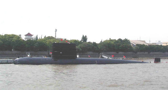 資料圖：中國海軍322號宋級常規(guī)潛艇。