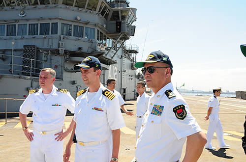 美媒稱中國海軍為學西方經(jīng)驗在巴西航母上訓練