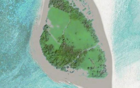 資料圖：被菲律賓侵占的南鑰島。
