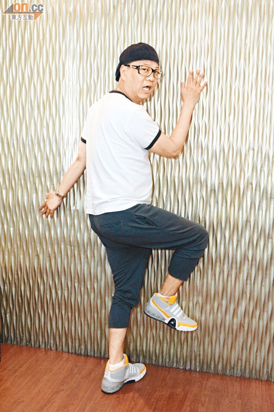 歐陽震華因食東西太急致「落錯(cuò)隔」，引致急性肺炎。資料圖片