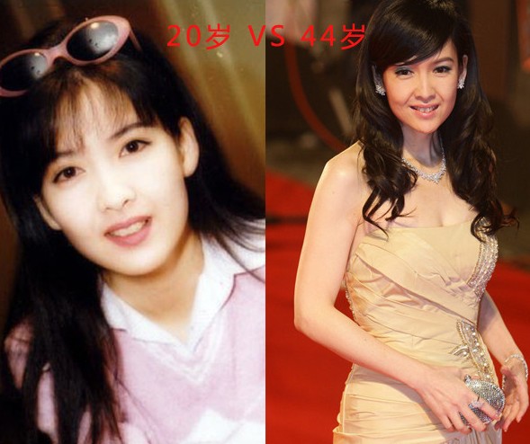 玉女出道二十年容貌今昔對比