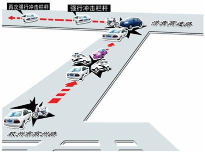 男子吸毒產生幻覺 為躲警察連撞六車
