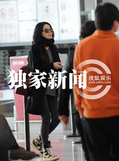 王菲盡顯運動范兒