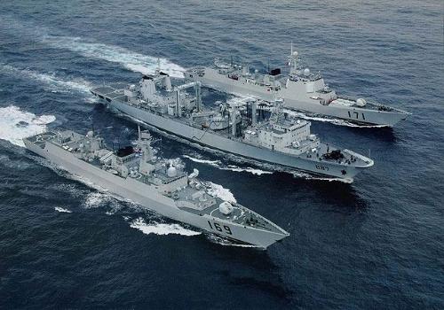 資料圖：海軍艦隊(duì)遠(yuǎn)洋訓(xùn)練。