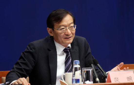 8月25日上午，外交部副部長張明在國新辦舉辦的中國人民抗日戰(zhàn)爭暨世界反法西斯戰(zhàn)爭勝利70周年紀(jì)念活動專題新聞發(fā)布會上答記者問。