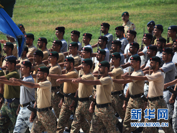 外國參閱軍人積極訓練迎接“9·3”閱兵