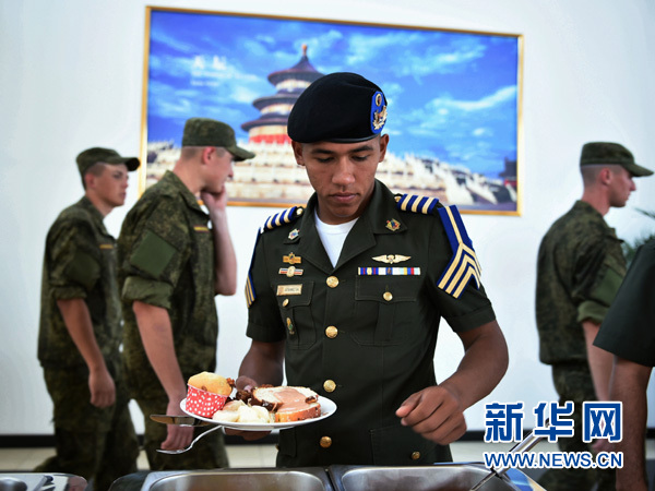 外國參閱軍人積極訓練迎接“9·3”閱兵